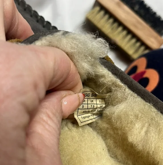 UGG Sheepskin Moccasins Pewter Grey Slippers Indoor Outdoor - Picture 6 of 15